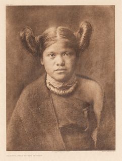 Edward S. Curtis, Primitive Style of Hair Dressing, 1921