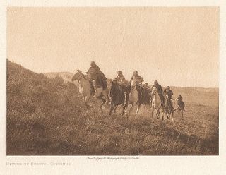 Edward S. Curtis, Return of Scouts - Cheyenne, 1911