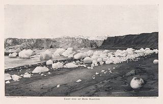 Edward S. Curtis, East End of Muir Glacier