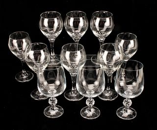 11 ASSORTED WINE GLASSES