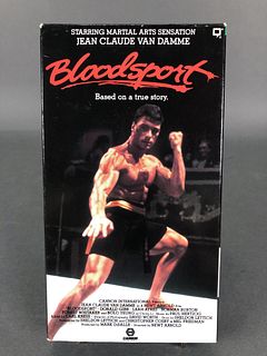 JEAN-CLAUD VAN DAMME BLOODSPORT VHS 1987