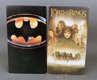 BATMAN 1989 & LORD OF THE RINGS VHS
