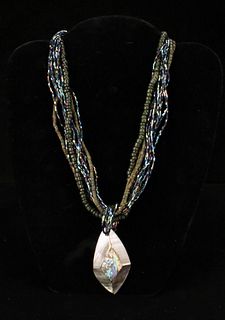 ABALONE TWIST NECKLACE