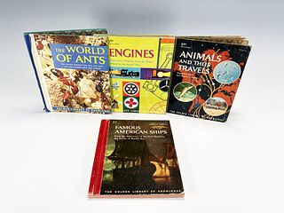FOUR GOLDEN LIBRARY OF KNOWLEDGE BOOKS
