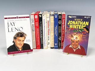 COLLECTION OF BOOKS ON TAPE JAY LENO GEORGE BURNS