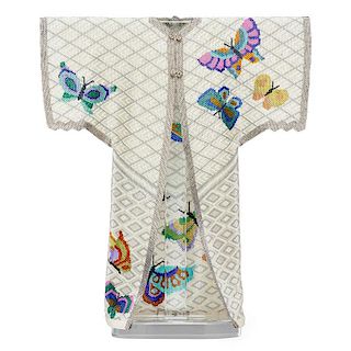 MADELYN RICKS Miniature beaded kimono on stand