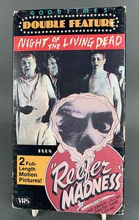 NIGHT OF THE LIVING DEAD AND REEFER MADNESS VHS