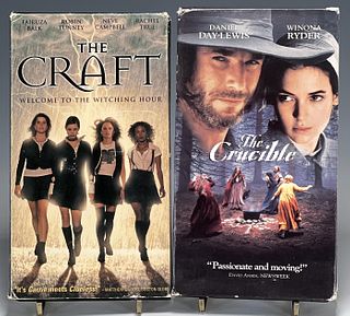 THE CRAFT & THE CRUCIBLE VHS DANIEL DAY-LEWIS