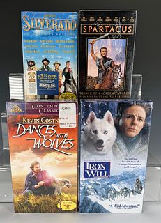 SEALED ADVENTUROUS VHS MOVIES WITH WOLVES