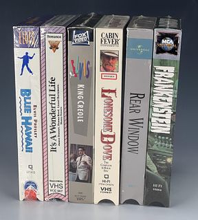 6 SEALED VHS MOVIES OF ASSORTED GENRE