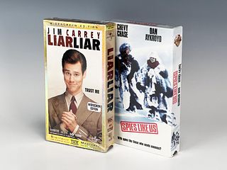 LIAR LIAR & SPIES LIKE US VHS SEALED