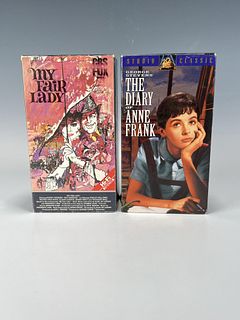 MY FAIR LADY DIARY OF ANNE FRANK VHS