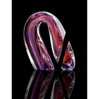 HARVEY LITTLETON Glass sculpture