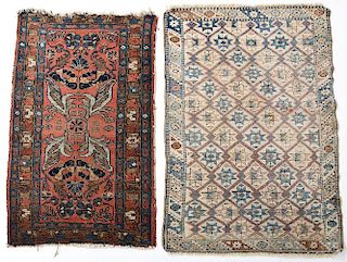 2 Semi-Antique Persian Scatter Rugs