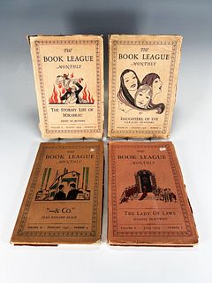 FOUR BOOK LEAGUE MONTHLY 1929 1930