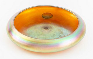 Steuben Aurene Art Glass Bowl