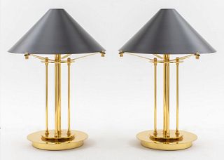 Nessen Mid-Century Modern Table Lamps, Pair