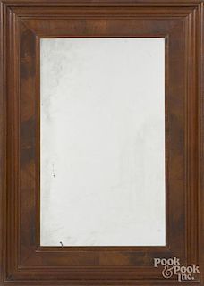 Empire mahogany mirror, mid 19th c., 29 1/2'' x 20 1/2''.