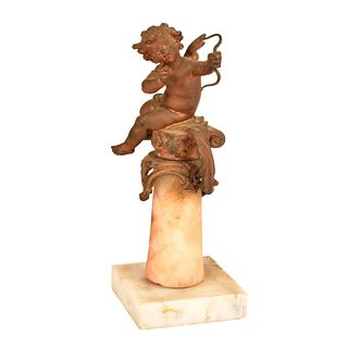 19th C. Cupid Sculpture