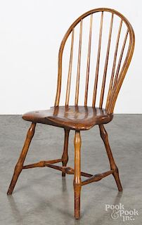 Bowback Windsor side chair, ca. 1800.