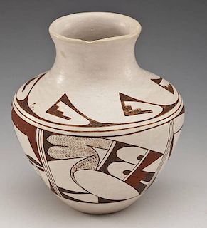 Hopi Polychrome Frog Woman Vase