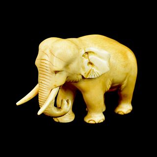 African Walking Elephant Figurine