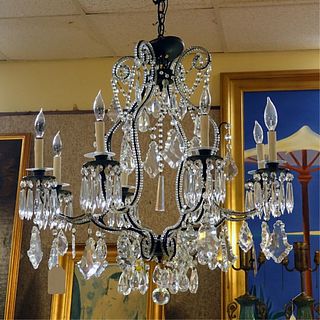 Antique Style Beaded Chandelier