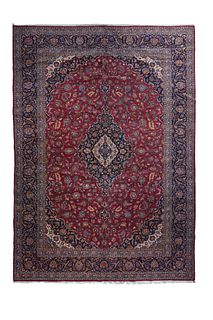 Vintage Kashan Rug, 10'4" x 14' (3.15 x 4.27 M)