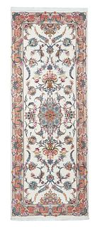 Vintage Tabriz Long Rug, 2'9" x 7'8" (0.84 x 2.34 M)
