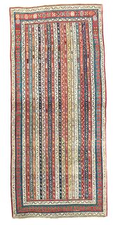 Antique Kazak Rug, 3'8" x 8'1" (1.12 x 2.46 M)