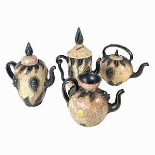 4 Sylvain Subblet Studio Pottery Stoneware Items