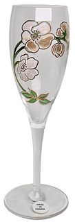 Set of 4 French Perrier-Jouet Champagne Glasses