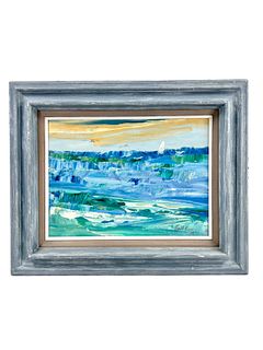 Rough Seas Landscape Oil Painting