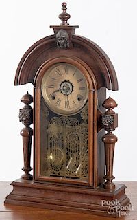 Ansonia King mantel clock, 23'' h.