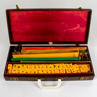 Vintage Royal Games Mahjong Set with Case