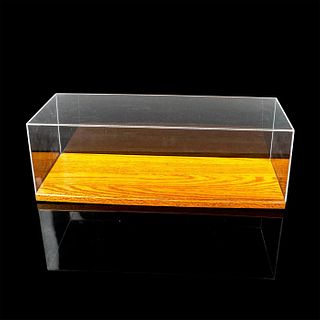 Model Car Clear Display Case With Wooden Bottom