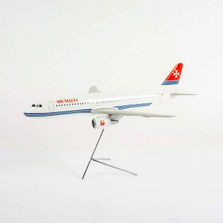 Westway Models Airplane, Air Malta Airbus with Stand