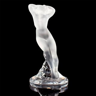 Lalique Satin Crystal Figurine, Danseuse Bras Baisse