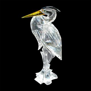Swarovski Crystal Figurine, Silver Heron