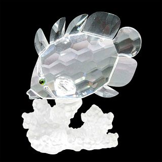 Swarovski Crystal Figurine, Butterfly Fish, Signed