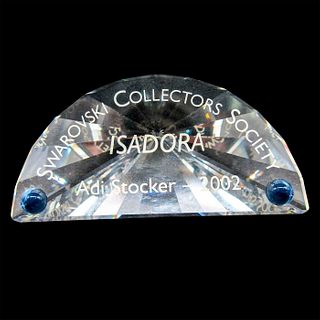 Swarovski Crystal Title Plaque, Isadora 2002
