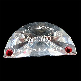 Swarovski Crystal Title Plaque, Antonio 2003