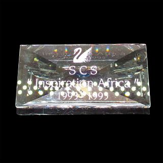 Swarovski Crystal Title Plaque Inspiration Africa