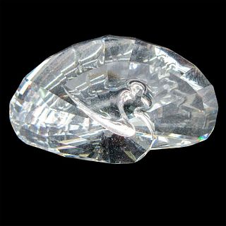 Swarovski Crystal Disc Paperweight, Peacock