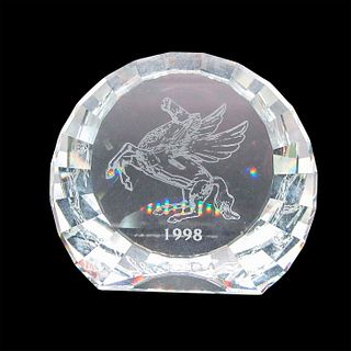 Swarovski Crystal 1998 Paperweight, Pegasus
