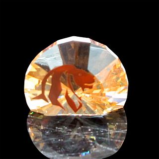 Swarovski Crystal Paperweight, 2016 Akili Lion