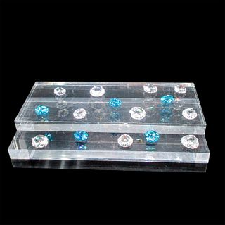 15pc Swarovski Loose Crystals, Miniature Scallop Shells