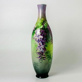 Large American Ceramic Willets Belleek Art Nouveau Vase
