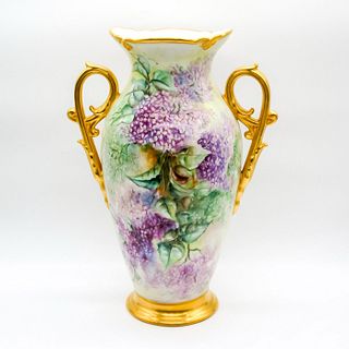 Antique Art Nouveau European Porcelain Lilac Vase