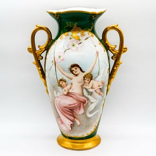 Antique Art Nouveau European Porcelain Vase